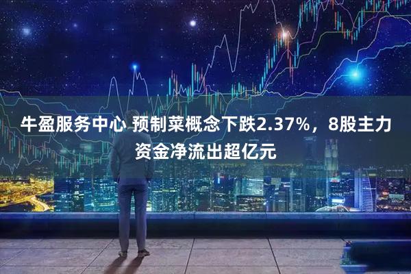 牛盈服务中心 预制菜概念下跌2.37%，8股主力资金净流出超亿元